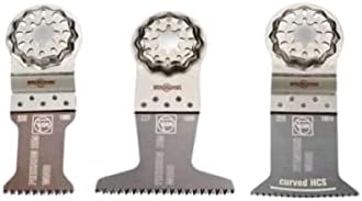 Fein Starlock E-Cut Combo Wood Saw Blade Set - 3-Piece Kit for Precision Cutting