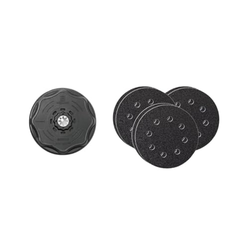 Fein Starlock Plus Round Sanding Set with Hook & Loop Attachment