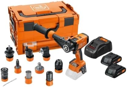 Fein 18V AS 4-Speed Cordless Drill/Driver Set with Hammer Function - Brushless