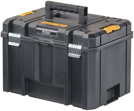 DEWALT TSTAK Tool Box, Extra Large Design, Removable Tray for Easy Access