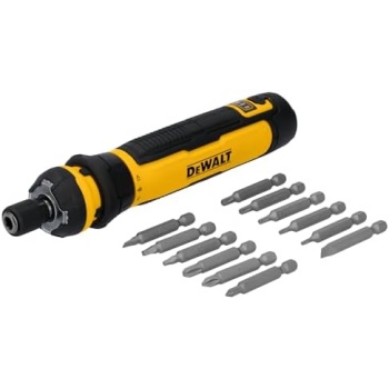 DEWALT Cordless Screwdriver with FLEXDRIVE Control and Screwdriving Bits