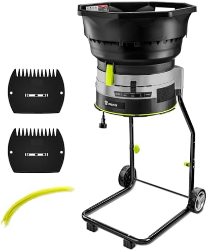 Electric Leaf Mulcher/Shredder: DEKOPRO 13-Amp 8200RPM Motor