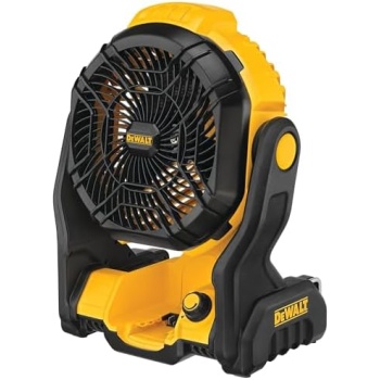 DEWALT 20V MAX Jobsite Fan, Cordless, Portable, Bare Tool Only (DCE512B)