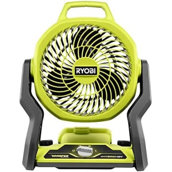 RYOBI ONE+ 18V Cordless Hybrid WHISPER SERIES 7-1/2 in. Fan (Tool Only)
