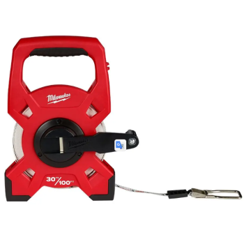 MILWAUKEE 30M/100FT FIBREGLASS OPEN REEL LONG TAPE