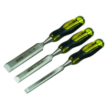 STANLEY FATMAX 3 PIECE 12-25MM TANG THRU WOOD CHISEL SET 2-16-268