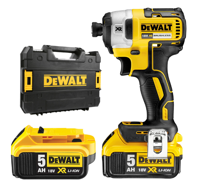 DeWalt DCF887 18V XR Cordless Brushless Impact Driver 2 x 5.0Ah