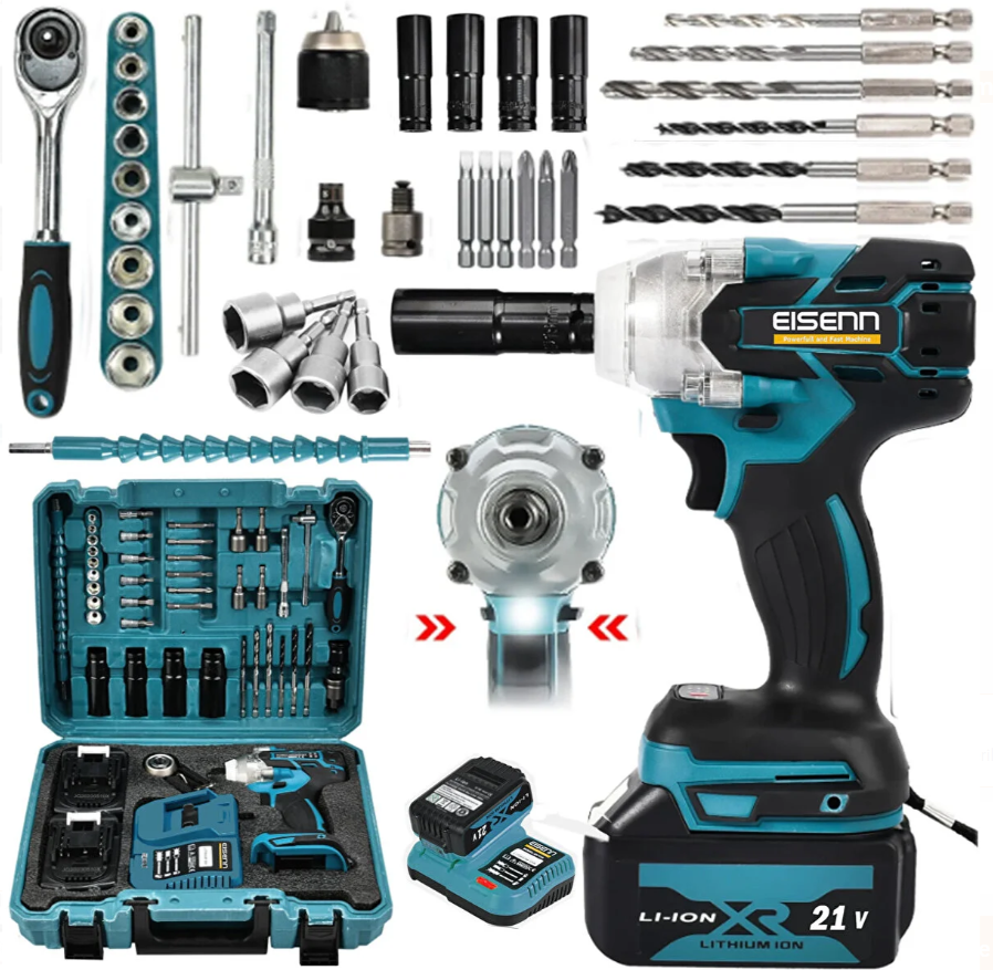 Eisenn Ex-smnM Bl Motor Nut Tightening and Disassembly Machine 2 Battery Powered