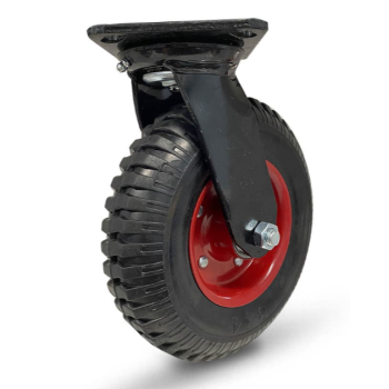 Grip 42090 206mm 235kg Rubber Wheel Steel Core Swivel Castor