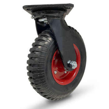 Grip 42088 160mm 150kg Rubber Wheel Steel Core Swivel Castor